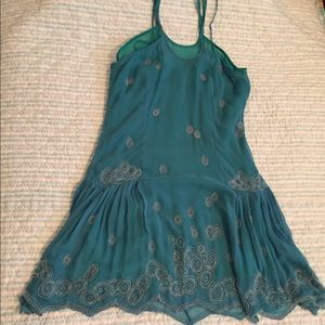 Stunning Teal Beaded Dress